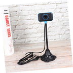 Kisangel Flexible Gooseneck USB Webcam with Built-in Microphone