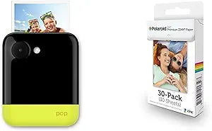 Polaroid POP Instant Print Camera - Yellow + ZINK Paper