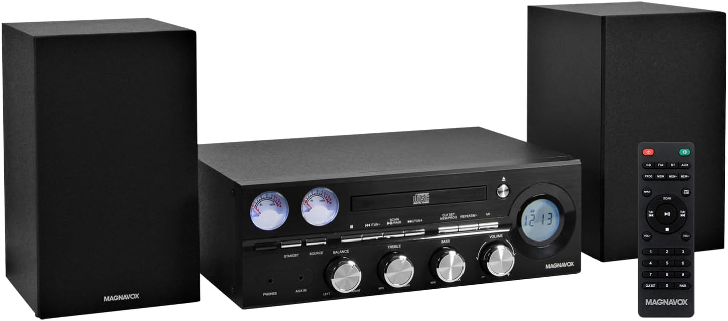 Magnavox MM451 3-Piece Bluetooth CD Shelf System