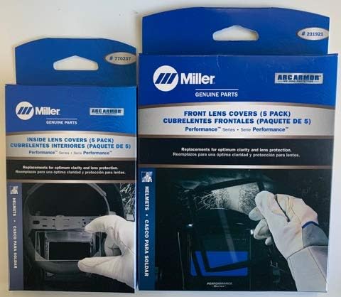 Miller 770237/231921 Performance Series Welding Lens 5-Pack — main product image