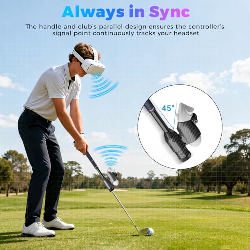 HackFission VR Golf Club Attachment with Adjustable Weight — main product image