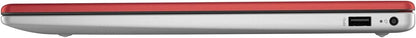 HP 15-FD0083WM: AI-Powered Laptop Bundle (Red)