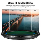Neewer 10101576 82mm Magnetic Variable ND2-ND32 Filter