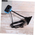 EXHUMKY USB Webcam with Flexible Tube and Built-In Microphone