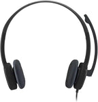 Logitech 981-000587 H151 Stereo Headset: Multi-Device, Mic, 3.5mm Jack