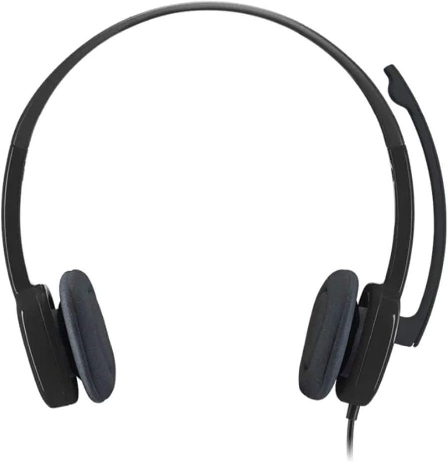 Logitech 981-000587 H151 Stereo Headset: Multi-Device, Mic, 3.5mm Jack