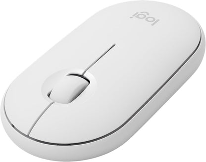 Logitech 910-006345 Slim Bluetooth Mouse for Mac White