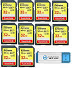 SanDisk 32GB_SD_Extreme_x10_R3 Extreme SD Card 10-Pack 4K