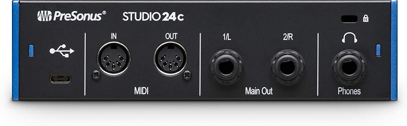 PreSonus Studio 24c USB Audio Interface Recording Bundle