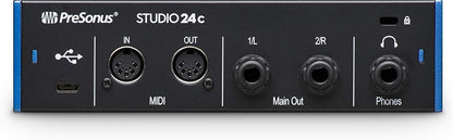 PreSonus Studio 24c USB Audio Interface Recording Bundle