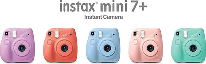 Fujifilm Instax Mini 7+ Lavender Instant Camera Renewed