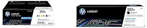HP 202X Toner Cartridge Bundle LaserJet Pro M254 M281