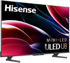 Hisense 65U8H 65-Inch QLED Mini-LED Google Smart TV