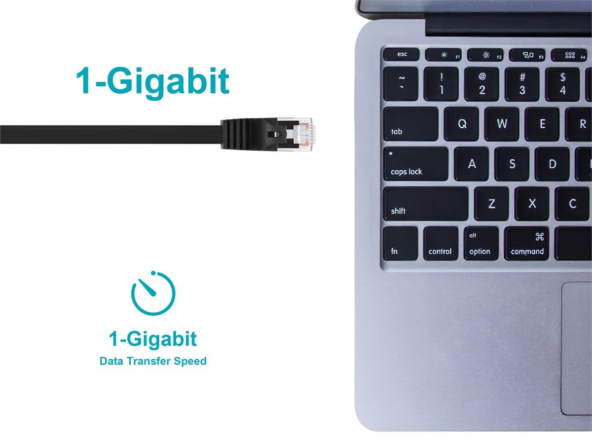 Monoprice 109547 Cat5e 3ft Flat Ethernet Cable