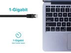 Monoprice 109551 Cat5e Flat Ethernet Cable Black