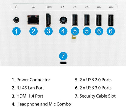 HP 22-dd0224 All-in-One Desktop 8GB 512GB SSD + Office 2021