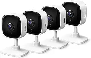 TP-Link Tapo C110P4 2K Security Camera 4-Pack