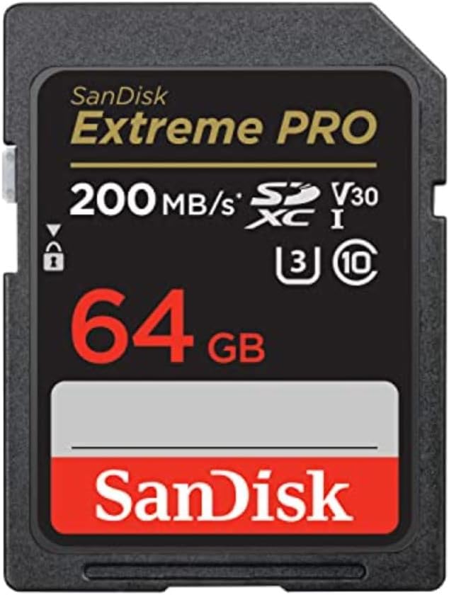 SanDisk Extreme PRO SD UHS-I - 64GB SDXC Card - Fast Transfer