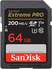SanDisk Extreme PRO SD UHS-I - 64GB SDXC Card - Fast Transfer