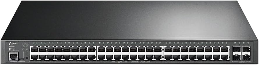 TP-Link TL-SG3452P 48-Port Gigabit PoE+ Managed Switch