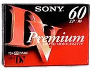 Sony DVM60PRL3BPWM Mini-DV Cassettes DVC Premium Series 3-Pack
