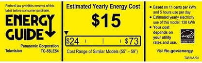 Panasonic TC-55LE54 55-Inch LED-lit 60Hz TV