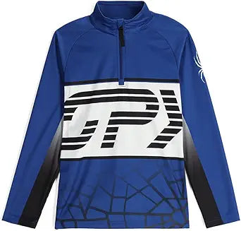 Spyder 38C125306 Boys Web Half Zip T-Neck Base Layer — main product image