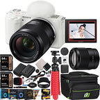 Sony E20SNILCZVE10 Vlog Camera 35mm Lens Bundle