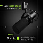 Shure SM7dB - Dynamic Vocal Microphone with Built-in Preamp