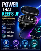 Gftrbn 6-in-1 Open-Ear Clip-On Wireless Earbuds
