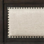Lexicon Hebron CKing Bed Upholstered Headboard