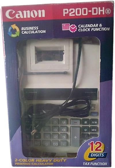 Canon P170-DH-3 Printing Calculator 2.3 Lines/Sec