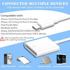 MTIQHS USB-C SD Card Reader with Dual Slots and USB-A OTG Port