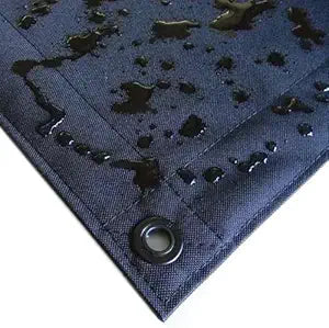 Matthews 319599 20' x 20' Double Scrim Black Overhead Fabric — main product image