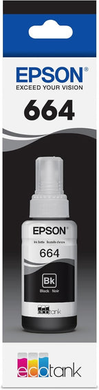 Epson T664120-S 664 Black EcoTank Ink Bottle