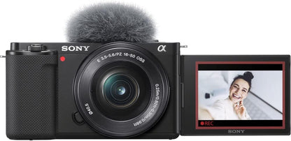 Sony ILCZV-E10L/B ZV-E10 Vlogging Mirrorless Camera Bundle - Renewed
