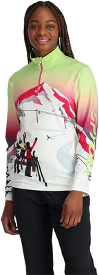 Spyder 38B123300 Women's Sunset 1/2 Zip T-Neck