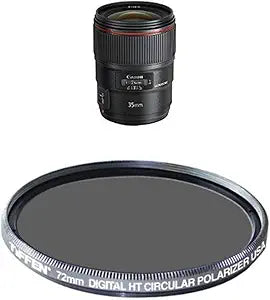 Canon EF 35mm f/1.4L II USM Lens w/ Polarizer
