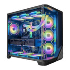 HYPER CYBER Quantum Ryzen 7 7800X3D RX 9060 XT Gaming Desktop