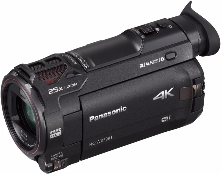 Panasonic HC-WXF991K 4K Camcorder Twin Camera Bundle