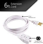 GE 51937 3-Outlet 6ft Extension Cord Power Strip