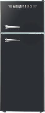 RCA HBFR786BLACK6COM - 7.5 cu ft Retro Black Mini Refrigerator