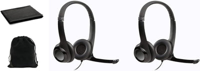 Logitech H390 USB Headset 2-Pack Noise Cancelling Mic