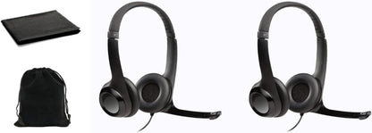 Logitech H390 USB Headset 2-Pack Noise Cancelling Mic