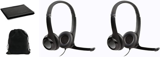Logitech H390 USB Headset 2-Pack Noise Cancelling Mic