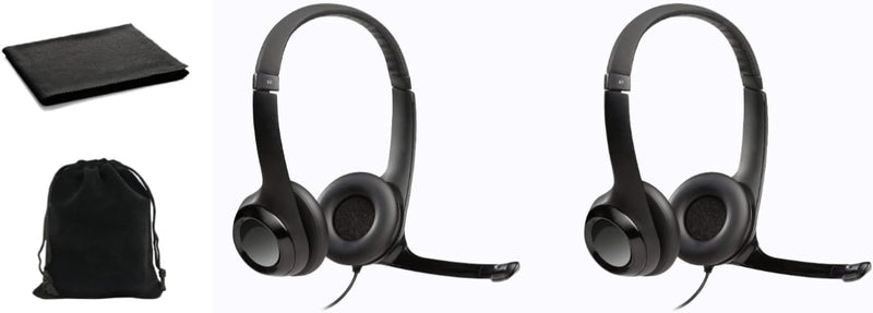 Logitech H390 USB Headset 2-Pack Noise Cancelling Mic — main product image