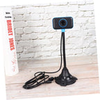 VILLCASE USB Webcam with Built-In Microphone and Flexible Neck