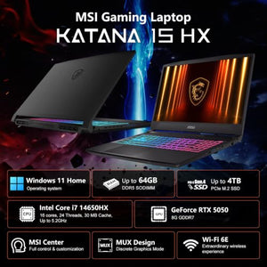 MSI Katana 15 RTX 5050 Core i7 Gaming Laptop