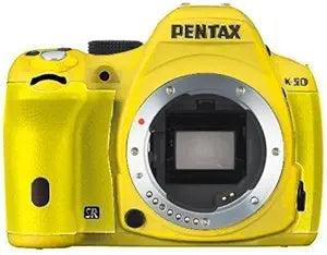 Pentax K-50YW 16MP Digital SLR Camera Body (Yellow) — main product image