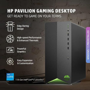 HP Pavilion Intel i7-11700F Desktop Tower with 32GB RAM